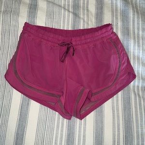 Pink Lululemon Shorts